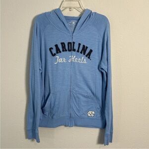 North Carolina Tar Heels Women’s XL Full Zip Lightweight Hoodie Colosseum Brand